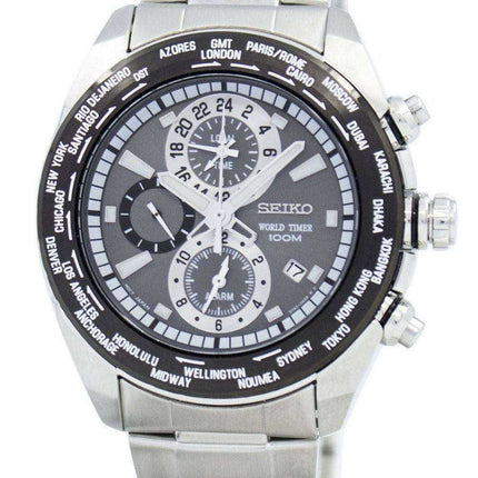 Seiko Alarm World Timer SPL035 SPL035P1 SPL035P Orologio da uomo