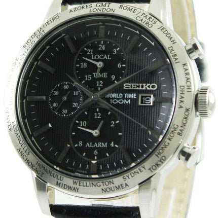 Orologio da uomo Seiko Alarm Chronograph World Time SPL049P2