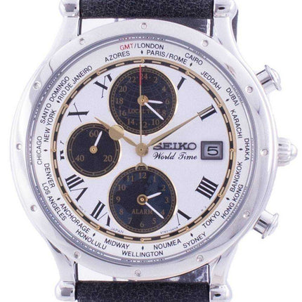 Orologio Seiko 30th Anniversary Age Of Discovery World Time SPL055P SPL055P1 SPL055P Cronografo al quarzo da uomo in edizione li