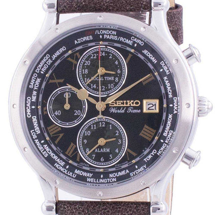 Orologio Seiko 30th Anniversary Age Of Discovery World Time SPL057P SPL057P1 SPL057P Cronografo al quarzo da uomo in edizione li