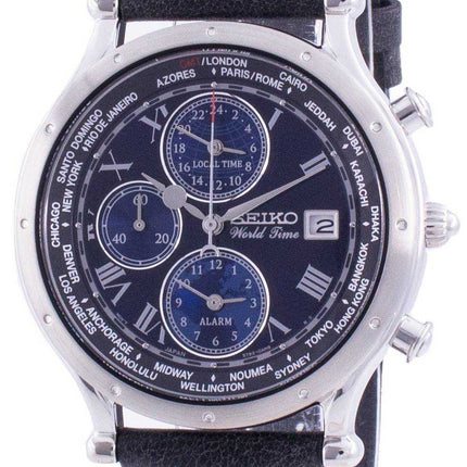 Orologio Seiko 30th Anniversary Age Of Discovery World Time SPL059 SPL059P1 SPL059P Cronografo al quarzo da uomo in edizione lim