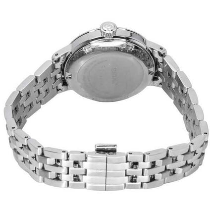 Orologio da donna Seiko Presage Cocktail Time Paracadutismo con accenti di diamanti quadrante blu automatico SRE007J1