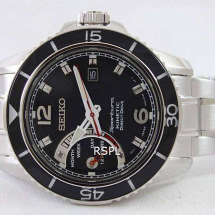 Orologio da uomo Seiko Sportura Kinetic Direct Drive SRG019 SRG019P1 SRG019P