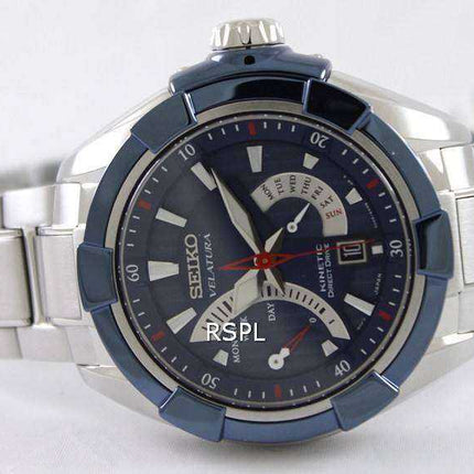 Orologio da uomo Seiko Velatura Kinetic Direct Drive SRH017 SRH017P1 SRH017P