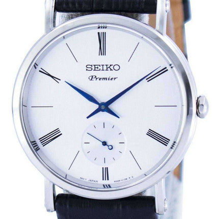 Orologio da uomo Seiko Premier piccolo al quarzo di seconda mano SRK035 SRK035P1 SRK035P