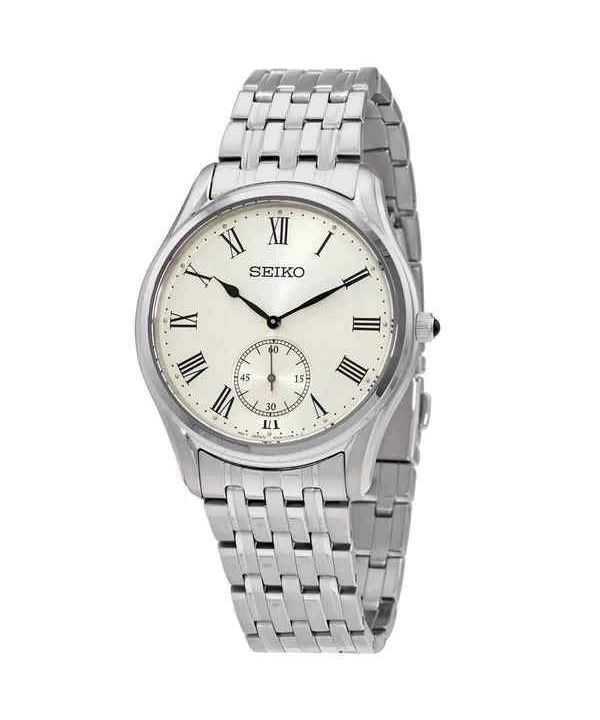 Orologio da uomo Seiko Conceptual in acciaio inossidabile con quadrante color crema al quarzo SRK047P1