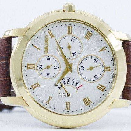 Orologio da uomo Seiko Retrograde Quartz Multi-Function SRL010 SRL010P1 SRL010P