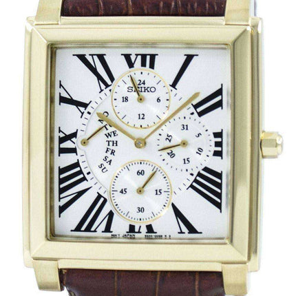 Orologio da uomo multigiro Seiko Retrograde Quartz SRL018 SRL018P1 SRL018P
