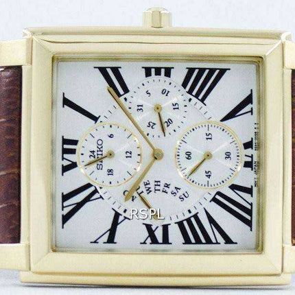Orologio da uomo multigiro Seiko Retrograde Quartz SRL018 SRL018P1 SRL018P