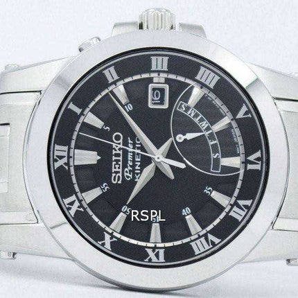 Orologio da uomo Seiko Premier Kinetic Retrograde SRN039 SRN039P1 SRN039P