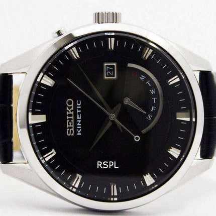 Orologio da uomo Seiko Kinetic Leather Strap SRN045P2