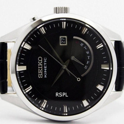 Orologio da uomo Seiko Kinetic SRN045P2 con cinturino in pelle ricondizionato