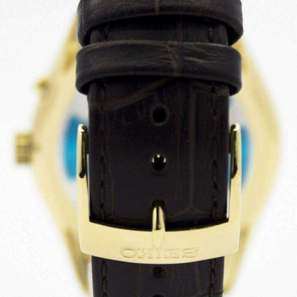 Cinturino in pelle marrone Seiko Kinetic SRN074 SRN074P1 SRN074P Orologio da uomo