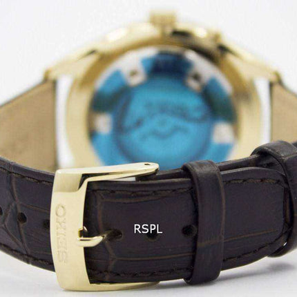 Cinturino in pelle marrone Seiko Kinetic SRN074 SRN074P1 SRN074P Orologio da uomo