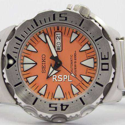 Orologio da uomo Seiko dal Giappone Made Orange Monster Divers SRP309 SRP309J