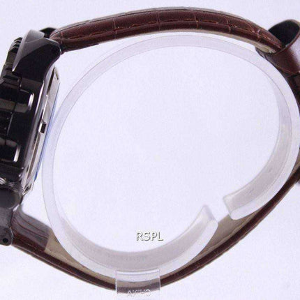 Orologio da uomo automatico Seiko 5 Sports da sub 200M Ratio in pelle marrone SRP311J1-LS3