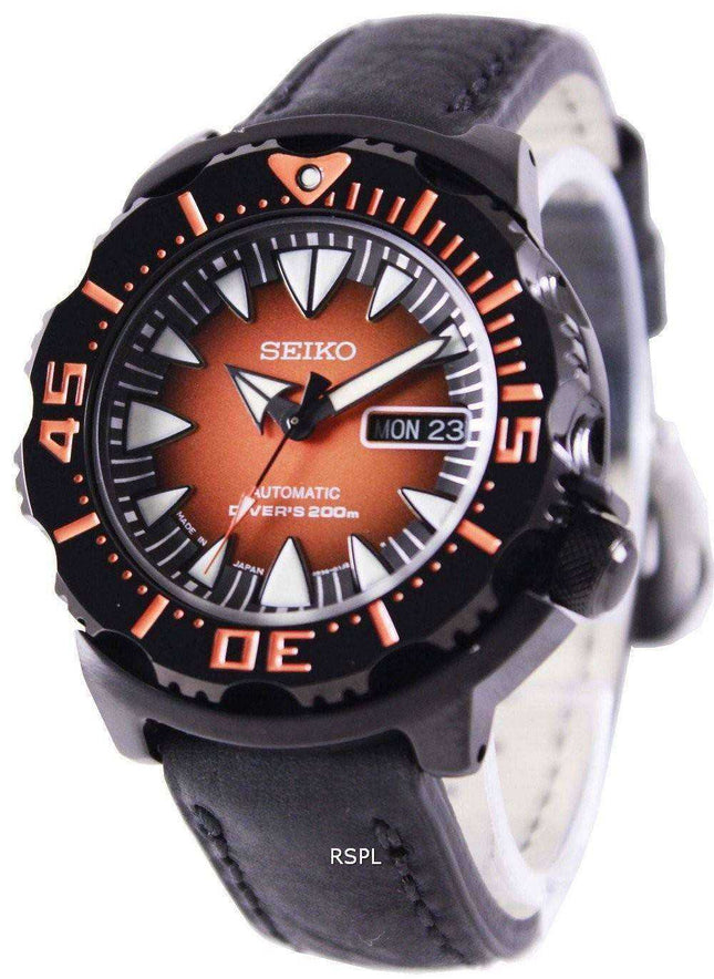 Orologio da uomo automatico in pelle SRP311J1-LS4 da 200 M con rapporto in pelle 200i di Diver Seiko 5 Sports