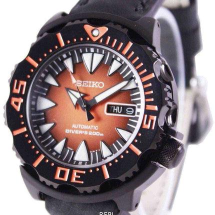 Orologio da uomo automatico in pelle con quadrante 200M Ratio 200 Diver Automatic di Seiko 5 Sport