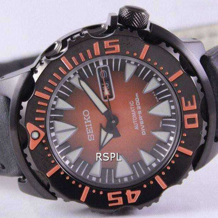 Orologio da uomo automatico in pelle con quadrante 200M Ratio 200 Diver Automatic di Seiko 5 Sport