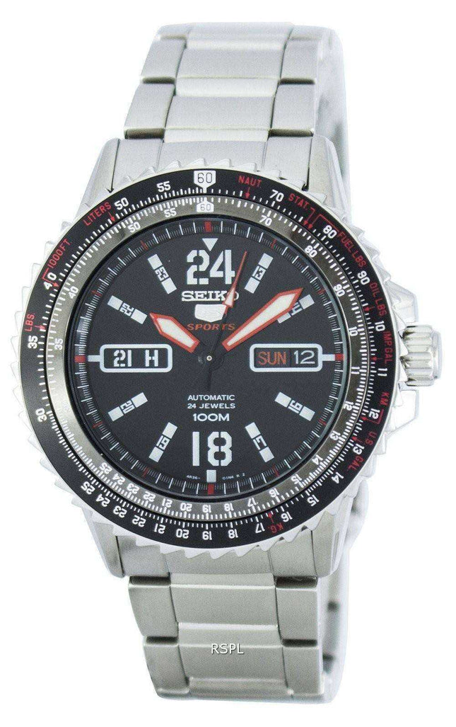 Orologio da uomo Seiko 5 Sports Automatic 24 Jewels SRP353 SRP353K1 SRP353K