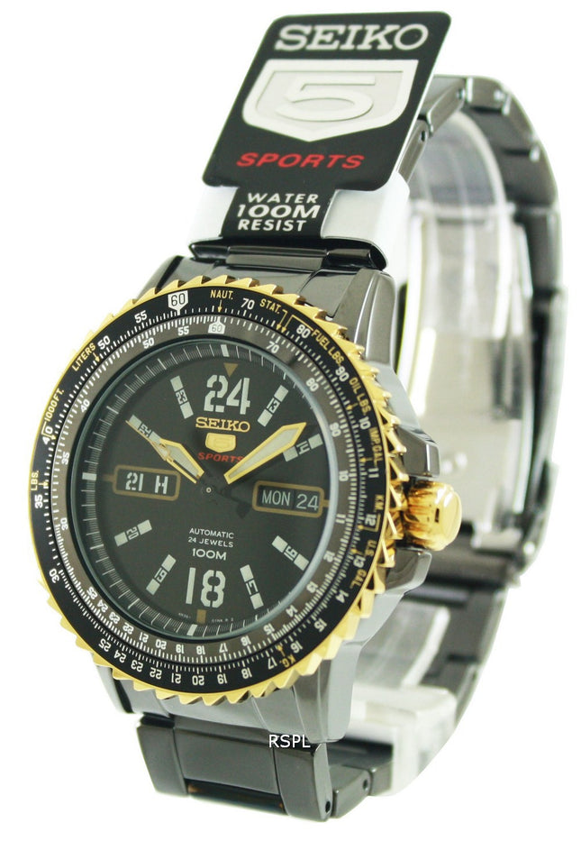 Orologio da uomo Seiko 5 Sports Automatic 24 Jewels SRP356K1 SRP356K