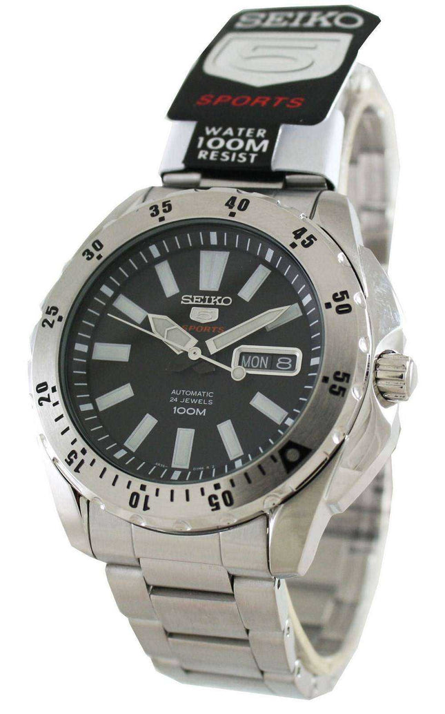 Orologio da uomo Seiko 5 Sports Automatic 24 Jewels 100M SRP357 SRP357K1 SRP357K