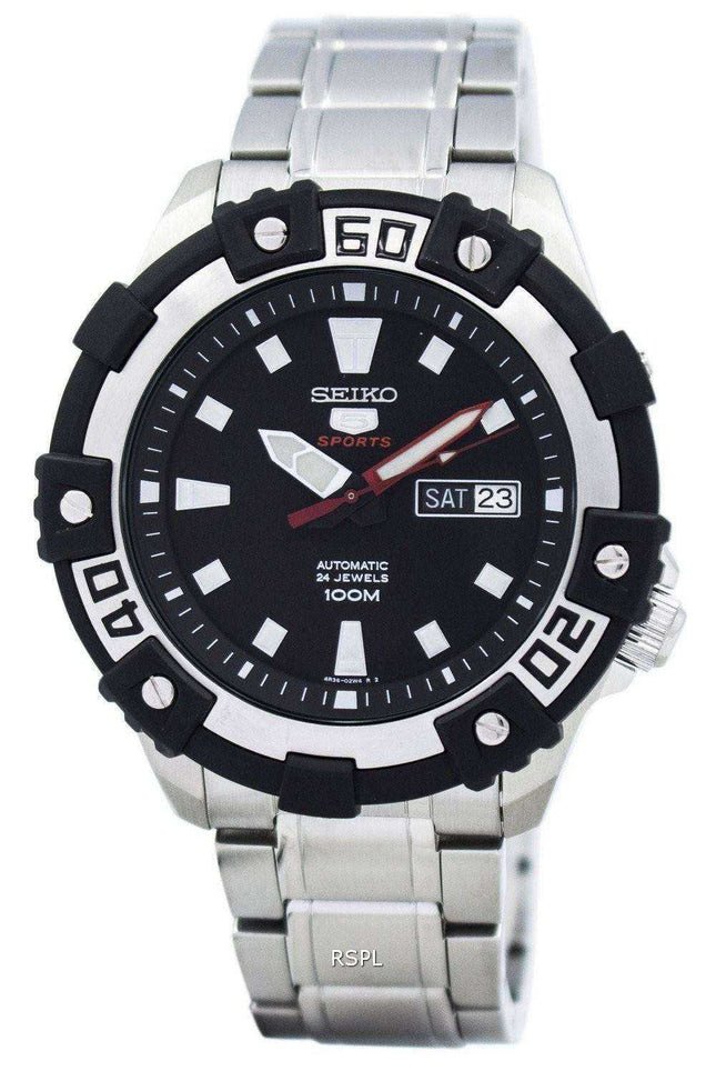 Orologio da uomo Seiko 5 Sports Automatic 24 Jewels SRP471 SRP471K1 SRP471K
