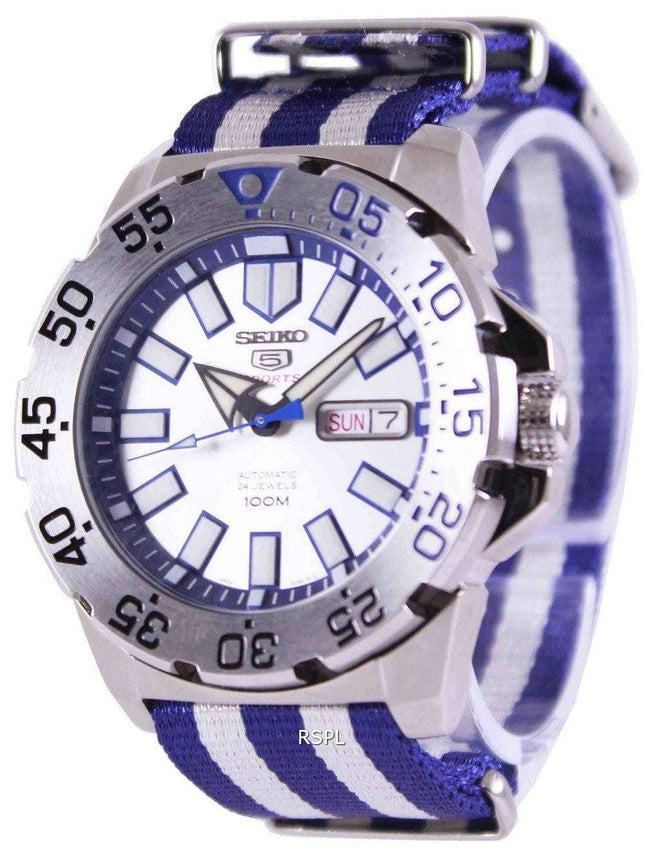 Orologio da uomo automatico Seiko 5 Sports NATO con cinturino SRP481K1-NATO2