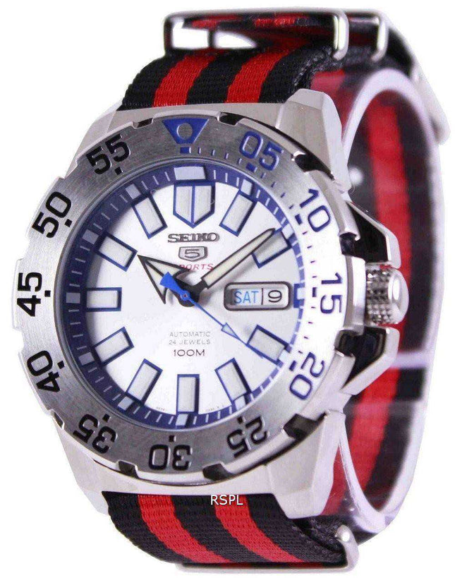 Orologio da uomo automatico Seiko 5 Sports NATO con cinturino SRP481K1-NATO3