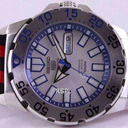 Orologio da uomo automatico Seiko 5 Sports NATO con cinturino SRP481K1-NATO3