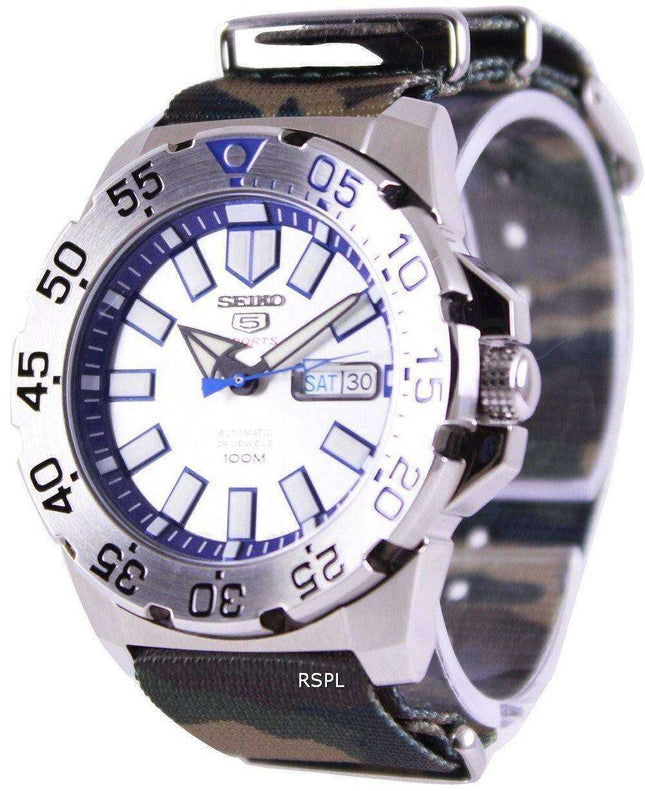Orologio da uomo automatico Seiko 5 Sports NATO con cinturino SRP481K1-NATO5