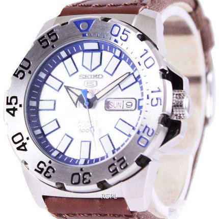 Orologio da uomo automatico con cinturino in tela Seiko 5 Sports SRP481K1-NS1