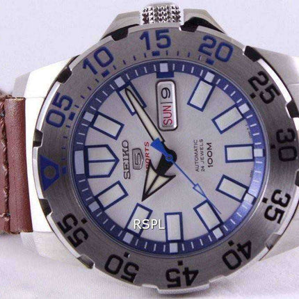 Orologio da uomo automatico con cinturino in tela Seiko 5 Sports SRP481K1-NS1