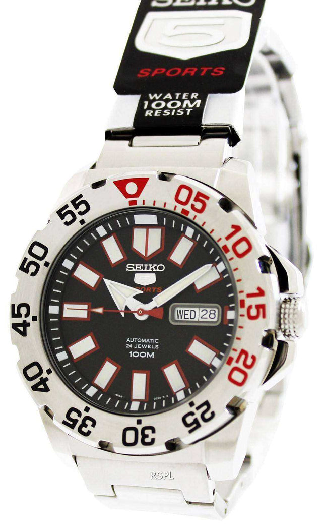 Orologio da uomo Seiko 5 Sports Automatic Monster SRP485 SRP485K1 SRP485K