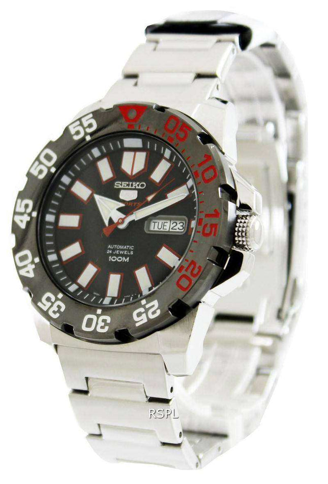 Orologio da uomo Seiko 5 Sports Automatic Monster SRP487 SRP487K1 SRP487K