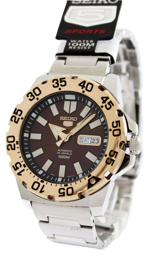 Orologio da uomo Seiko 5 Sports Automatic Monster SRP488 SRP488K1 SRP488K
