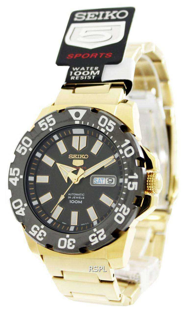 Orologio da uomo Seiko 5 Sports Automatic Monster SRP490 SRP490K1 SRP490K