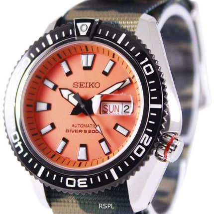 Orologio da uomo Seiko Superior Automatic Diver 200M NATO Strap SRP497K1-NATO5