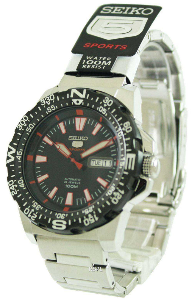 Orologio da uomo Seiko 5 Sports Automatic 24 Jewels SRP541 SRP541K1 SRP541K