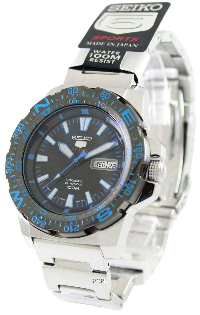 Orologio da uomo Seiko 5 Sports Automatic Giappone Made SRP543 SRP543J1 SRP543J