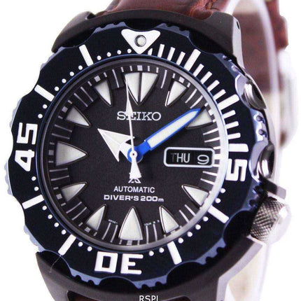 Orologio da uomo Seiko Prospex Air Diver 200M Ratio in pelle marrone SRP581K1-LS3