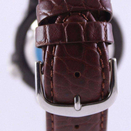 Orologio da uomo Seiko Prospex Air Diver 200M Ratio in pelle marrone SRP581K1-LS3