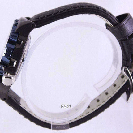 Orologio da uomo Seiko Prospex Air Diver 200M Ratio in pelle nera SRP581K1-LS4