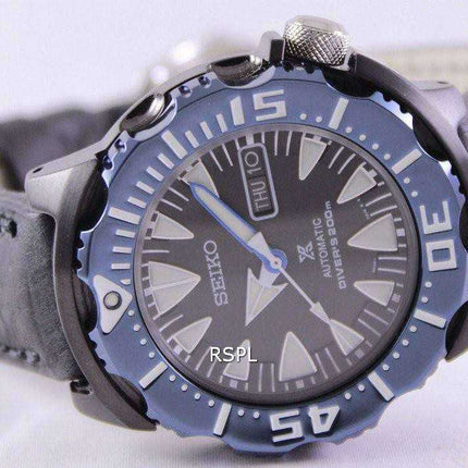 Orologio da uomo Seiko Prospex Air Diver 200M Ratio in pelle nera SRP581K1-LS4