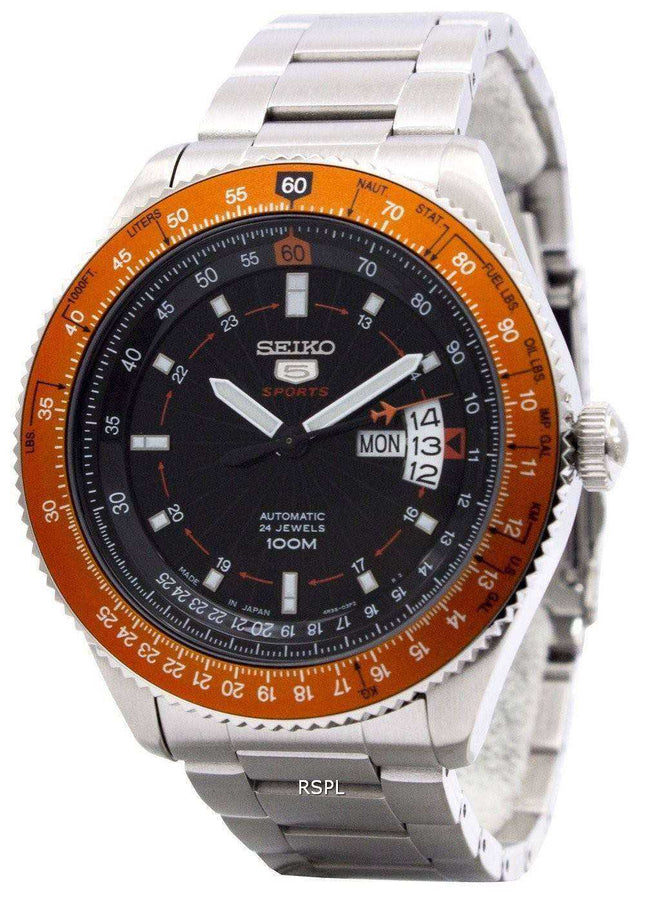 Orologio da uomo Seiko 5 Sports Automatic 24 Jewels Japan Made SRP611 SRP611J1 SRP611J Orologio da uomo