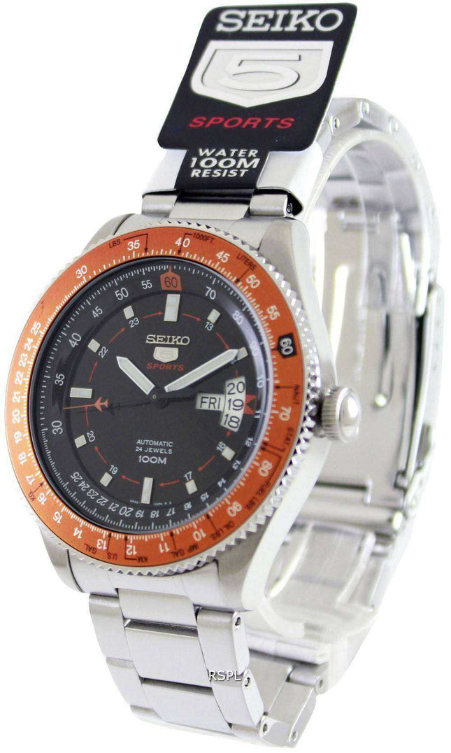 Orologio da uomo Seiko 5 Sports Automatic Pilot SRP611 SRP611K1 SRP611K