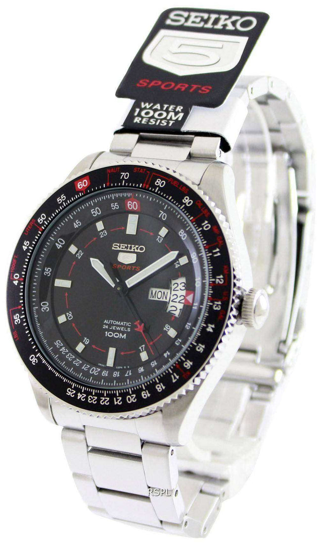 Orologio da uomo Seiko 5 Sports Automatic Pilot SRP613 SRP613K1 SRP613K