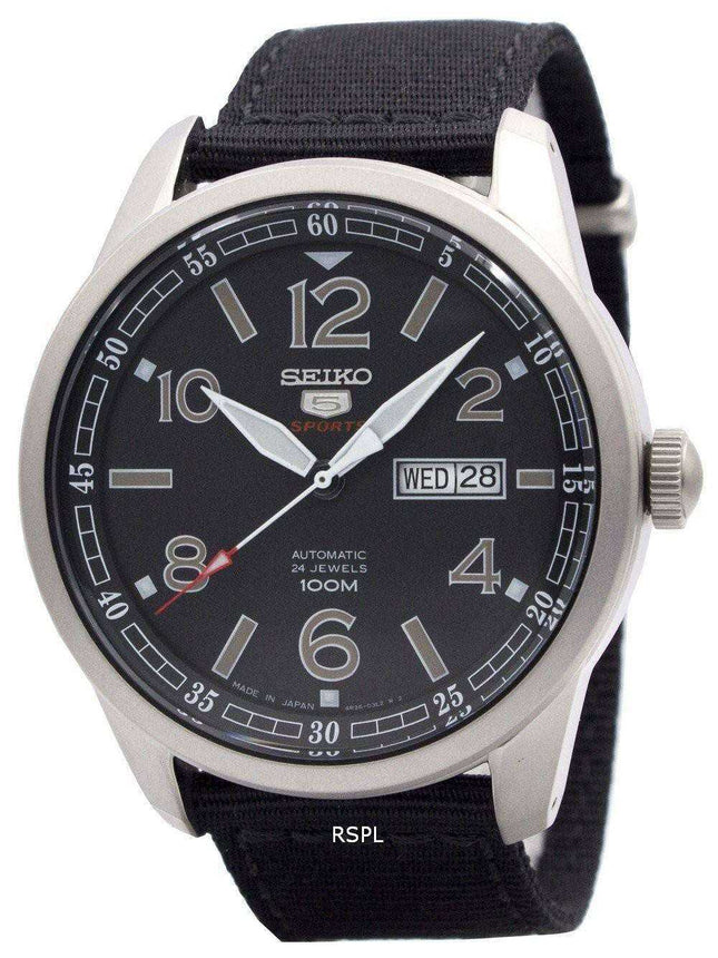 Seiko 5 Sports Automatic 24 Jewels Japan Made SRP625 SRP625J1 SRP625J Orologio da uomo