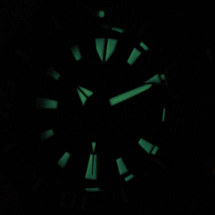 Orologio da uomo con cinturino in pelle marrone 200M Ratio Automatic di Diver Seiko Prospex "SR T641K1-LS1"