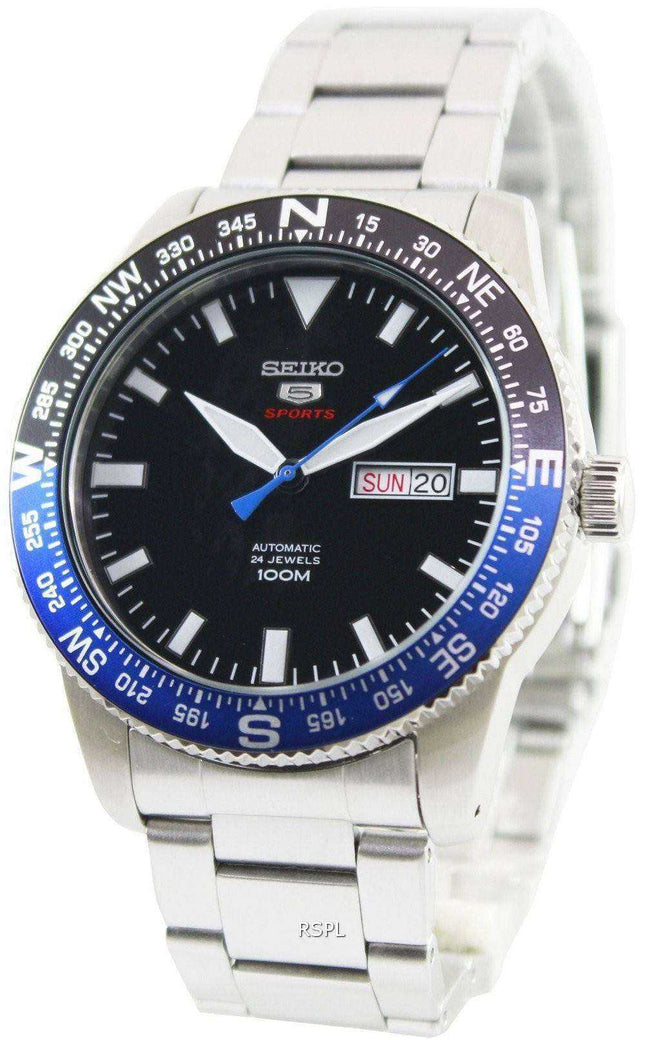 Orologio da uomo Seiko 5 Sports Automatic 24 Jewels 100M SRP659 SRP659K1 SRP659K